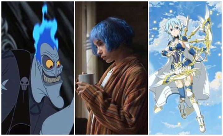 30+ popular characters with blue hair from movies, shows and books