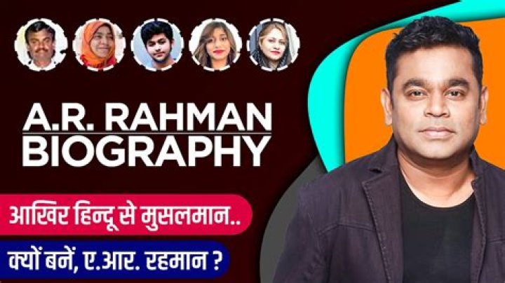 A R Rahman – Biography, Facts & Life Story