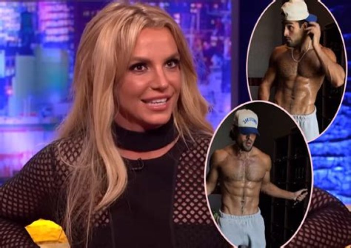 Britney Spears & Sam Asghari Wear Matching Button Downs As They Goof Around In Dressing Room