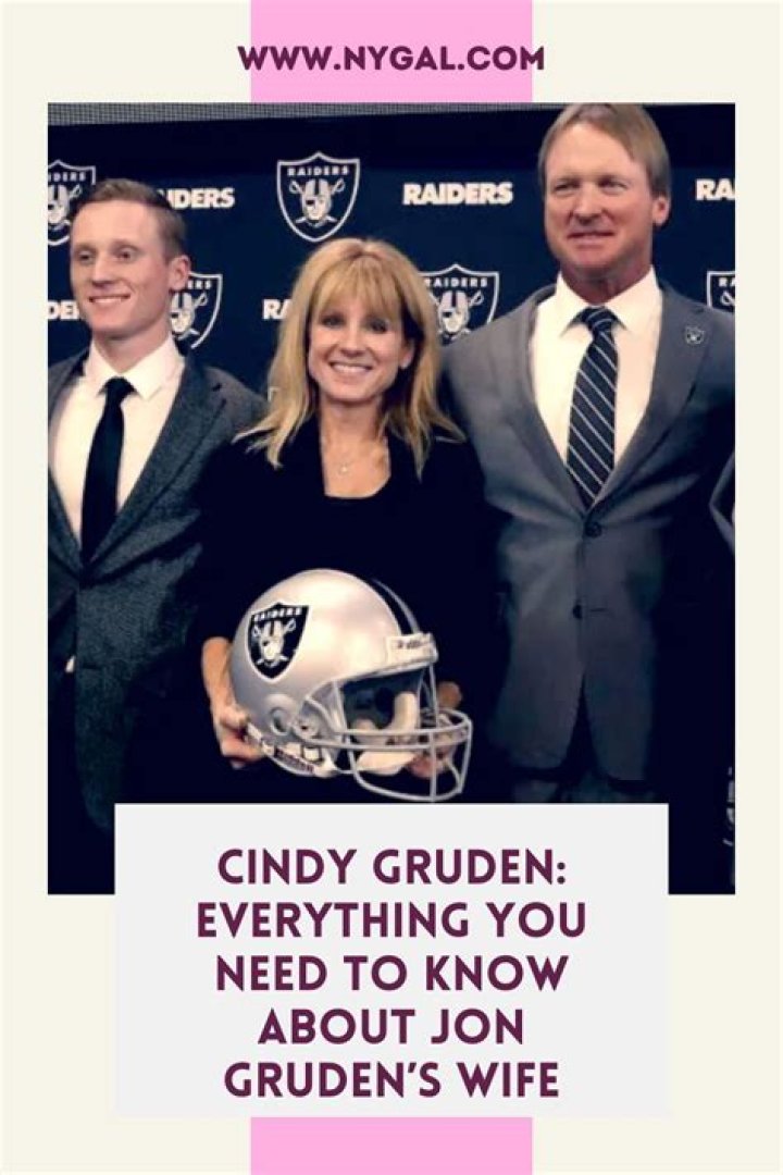 Cindy Gruden biography: What is known about Jon Gruden's wife?