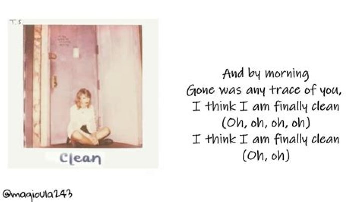 Clean Taylor Swift Lyrics Meaning Explained