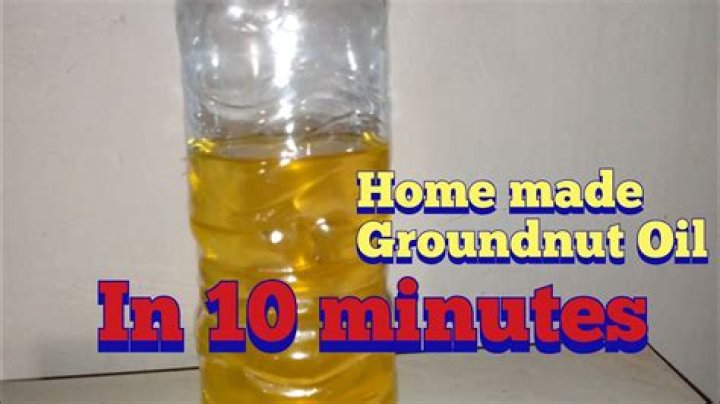 How to make groundnut oil at home