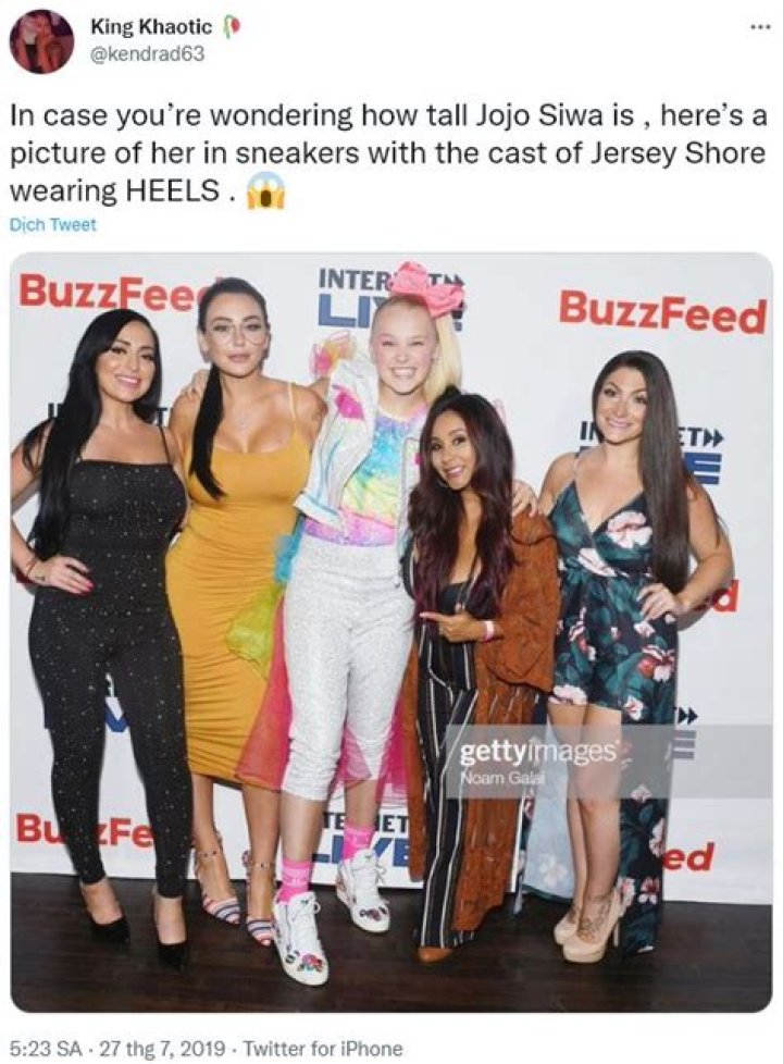 JoJo Siwa Height