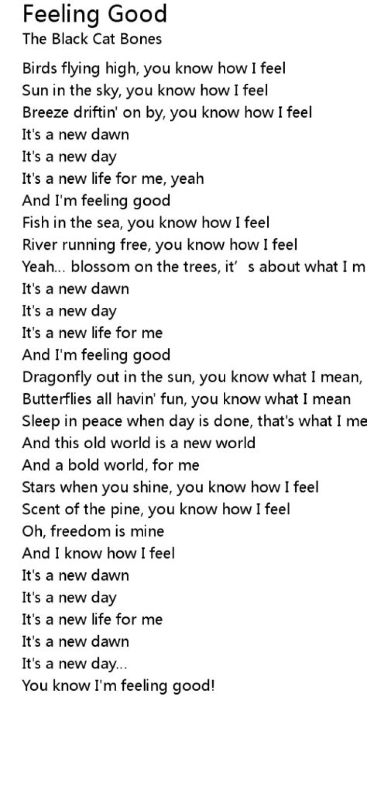 Lyrics & Translations of This Feeling by Tec