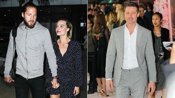 Margot Robbie’s Husband Reportedly ‘Keeping A Close Eye’ On Brad Pitt After Rumors He’s Crushing On Her