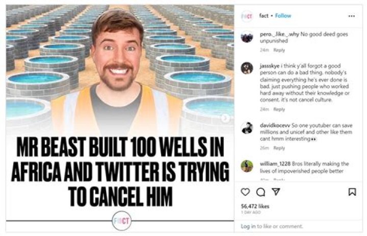 MrBeast: YouTuber Who Built Many Wells in Africa Buried Alive for 7 Days, Attempts to Break Record