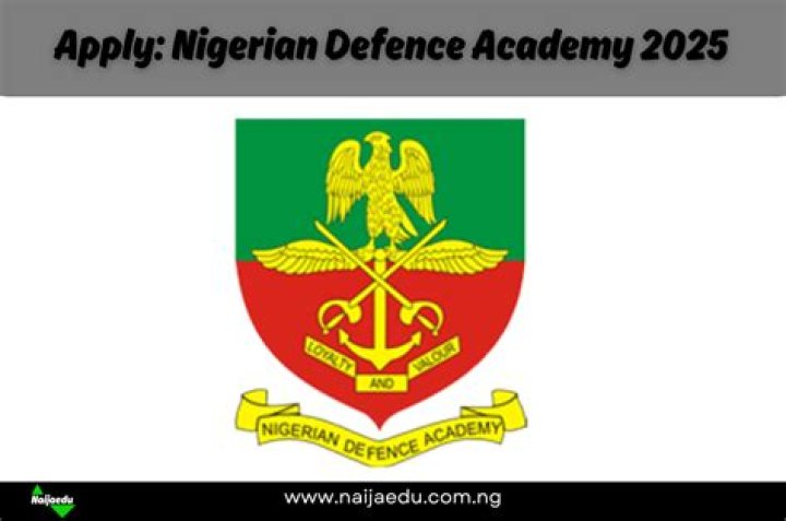 Nigerian Defence Academy admission, requirements, application portal 2024/2025