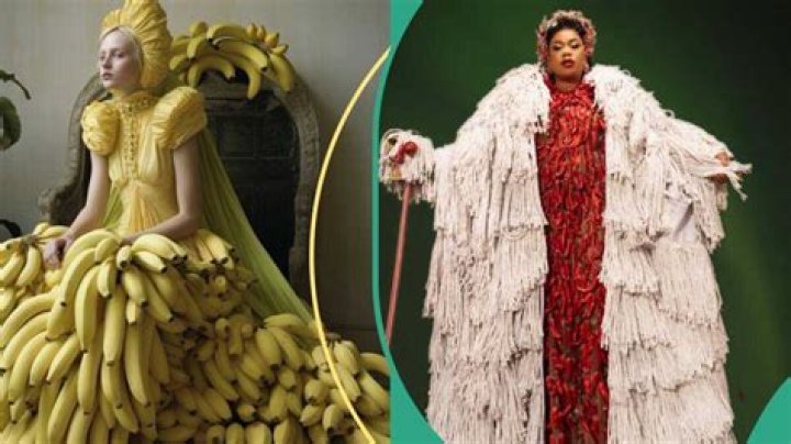 "Nor Be You Again?" Toyin Lawani Posts Highly Creative Banana-Themed Dress, Gets People Talking