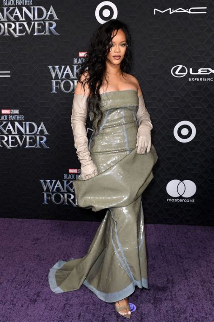 Rihanna’s Dress at Black Panther Premiere Fails to Impress Netizens: "Looks Like Trash Bag"