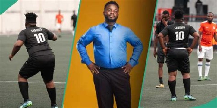 “Sabinwa Agba Baller”: Pictures From Football Competition Hosted by Sabinus Trend, Fans React as Comic Plays