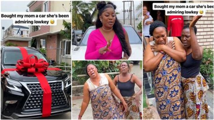 Skitmaker Ashmusy Buys Brand New Car for Mother, Mum Knees Down, Cries: “She Didn’t See It Coming”