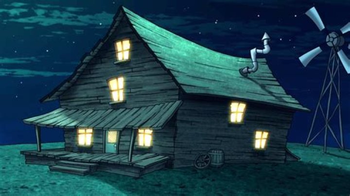 Where is Courage the Cowardly Dog's house located and is the story real?