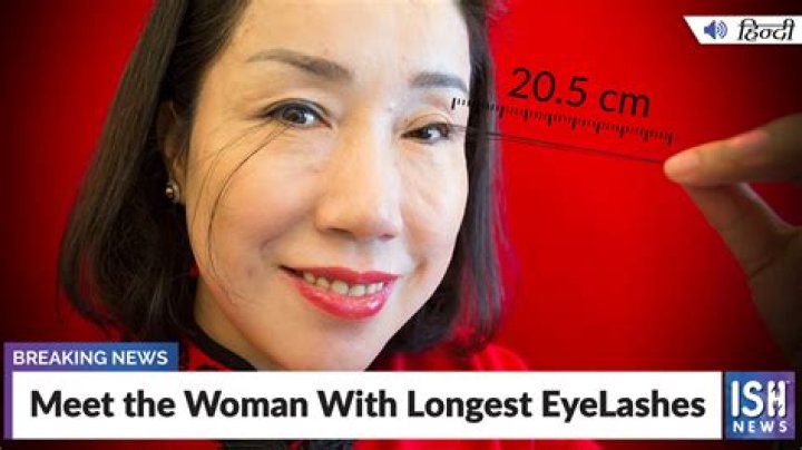 Woman With the World’s Longest Eyelashes Sets New Record, She Reveals What Doctors Told Her